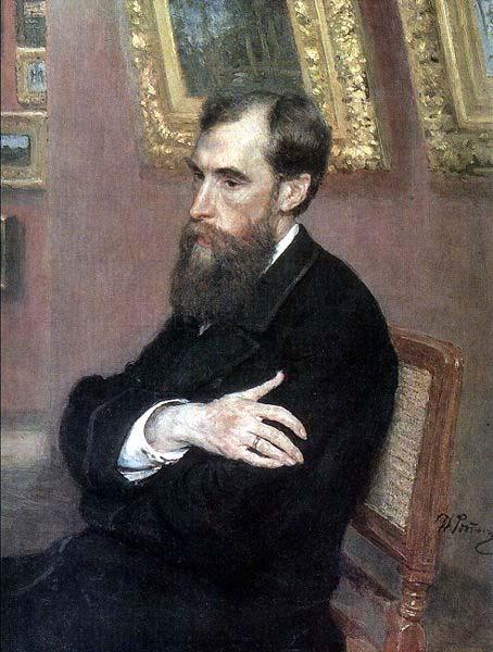 Ilya Repin Pavel Mikhailovich Tretyakov oil painting picture